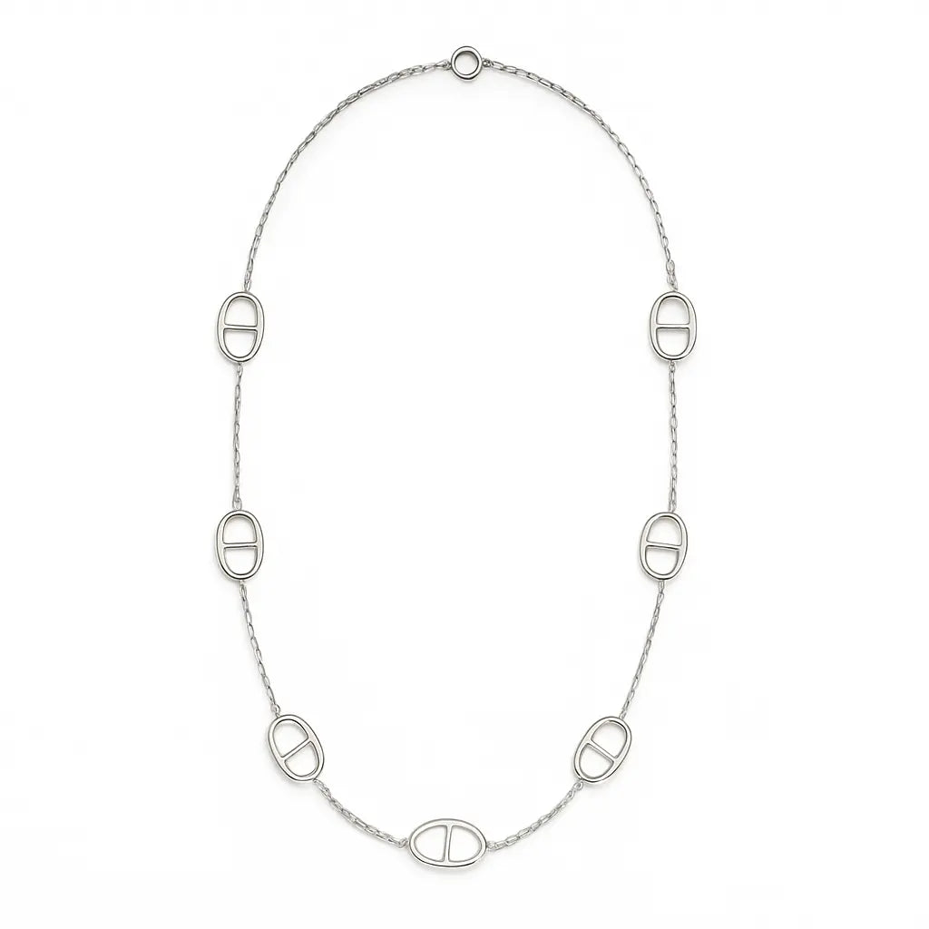 Sautoir argent Chéri Chérie