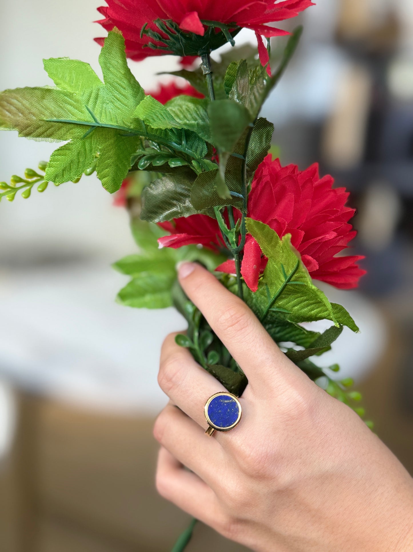 Bague Lapis rond