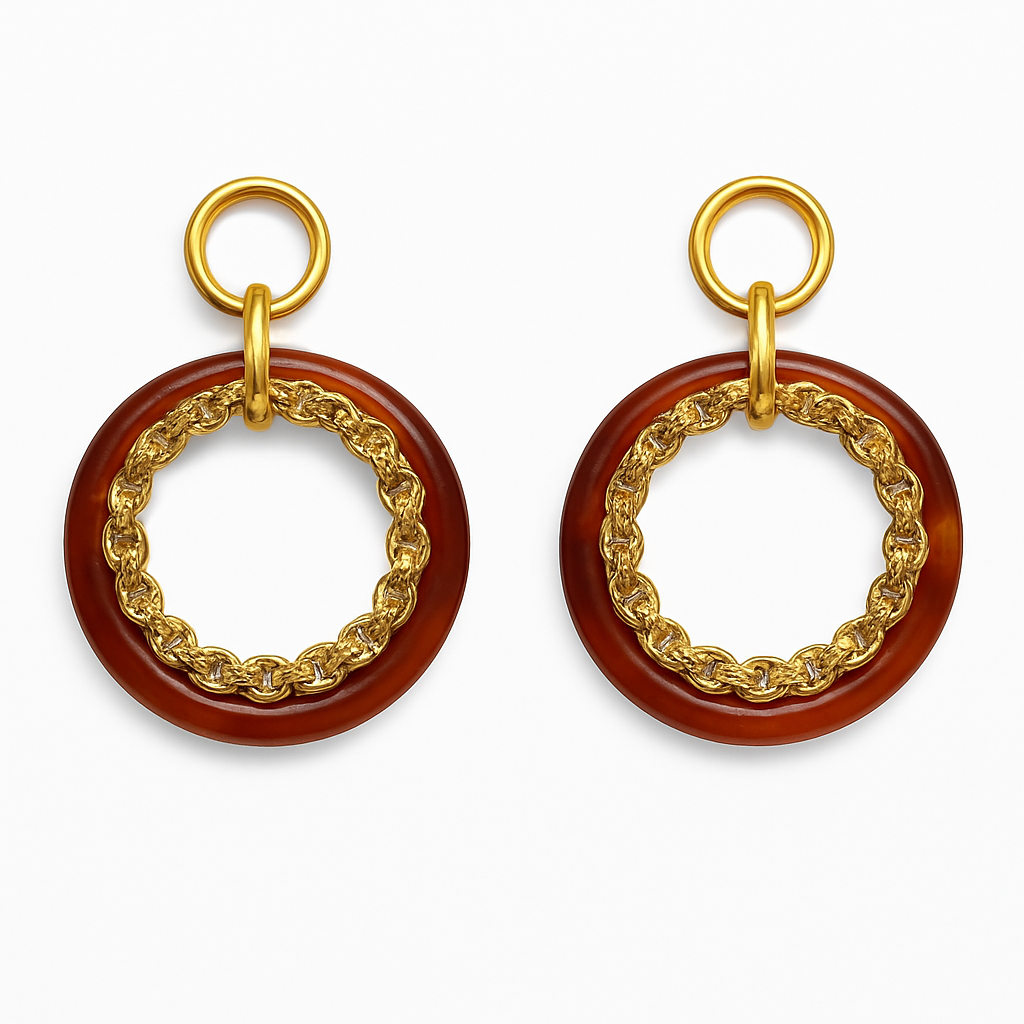 Boucles d’oreilles résine
