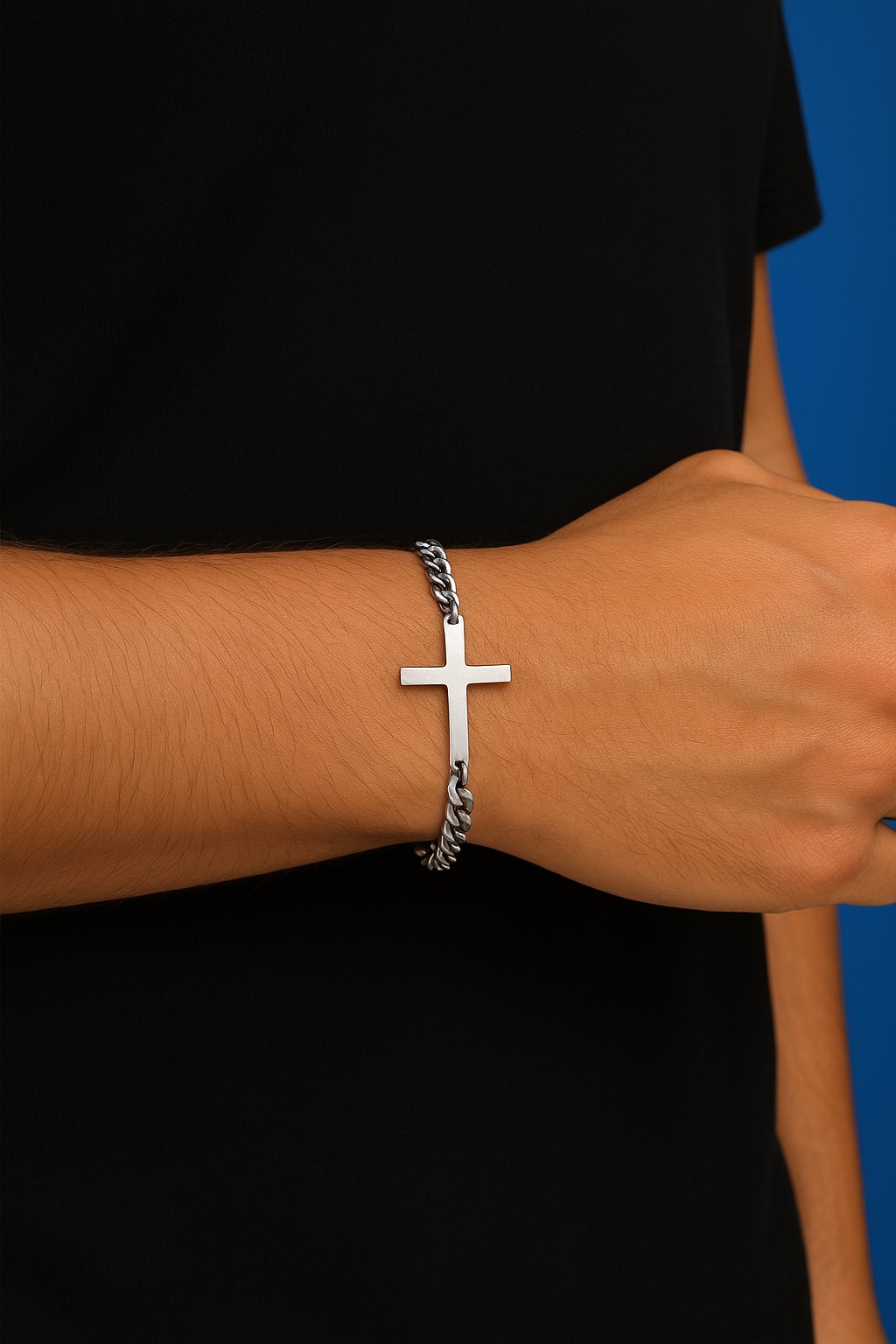 Bracelet mailles plates