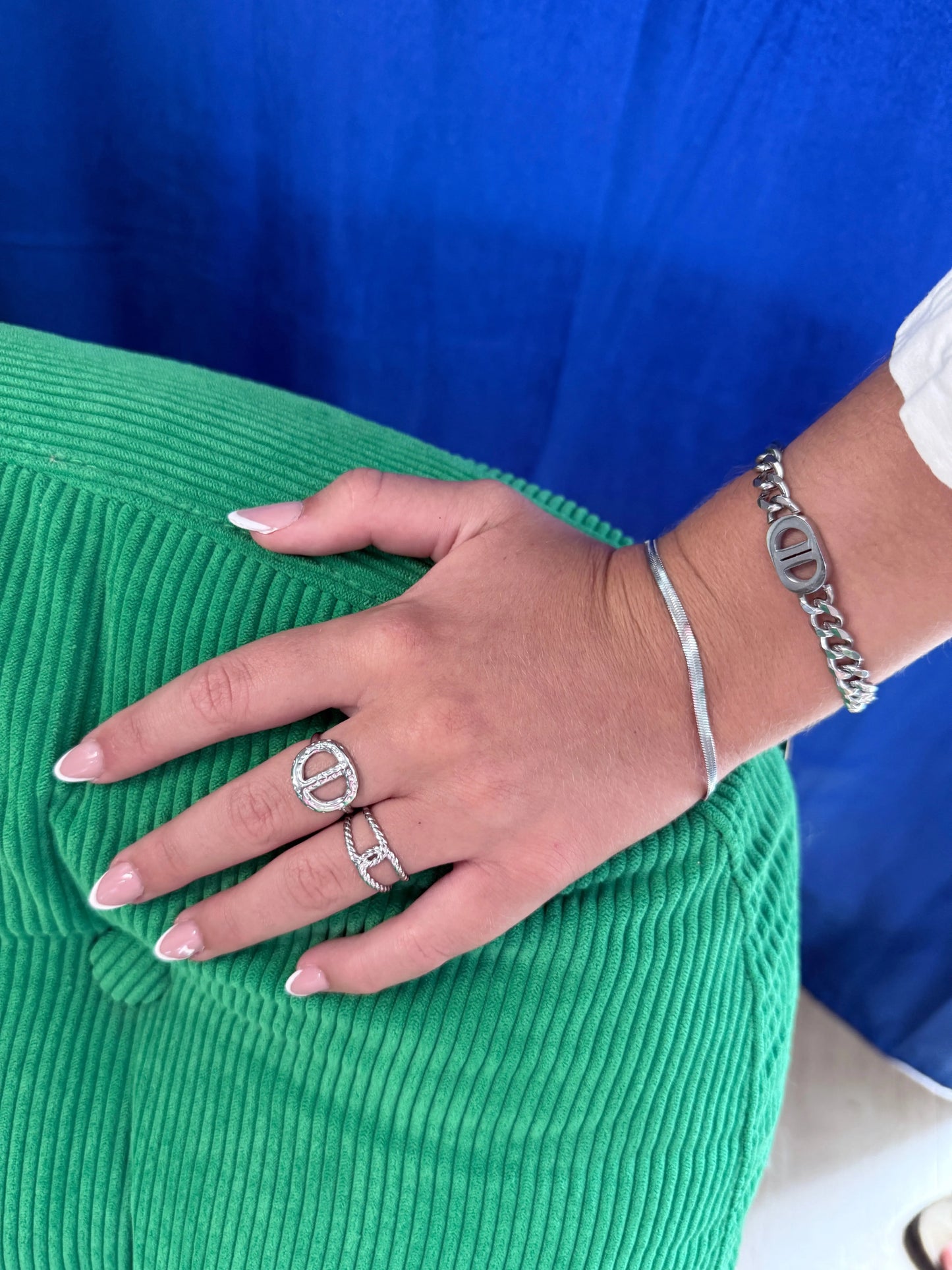 Bracelet avec grosses mailles Chéri Chérie