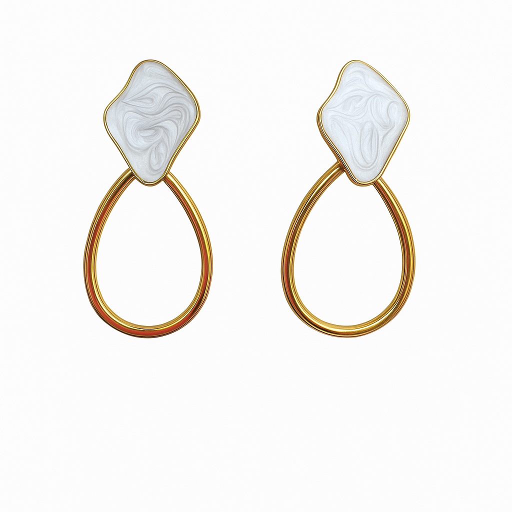 Boucles d’oreilles nacre
