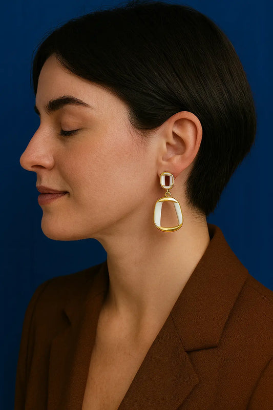 Boucles d’oreilles nacre Chéri Chérie