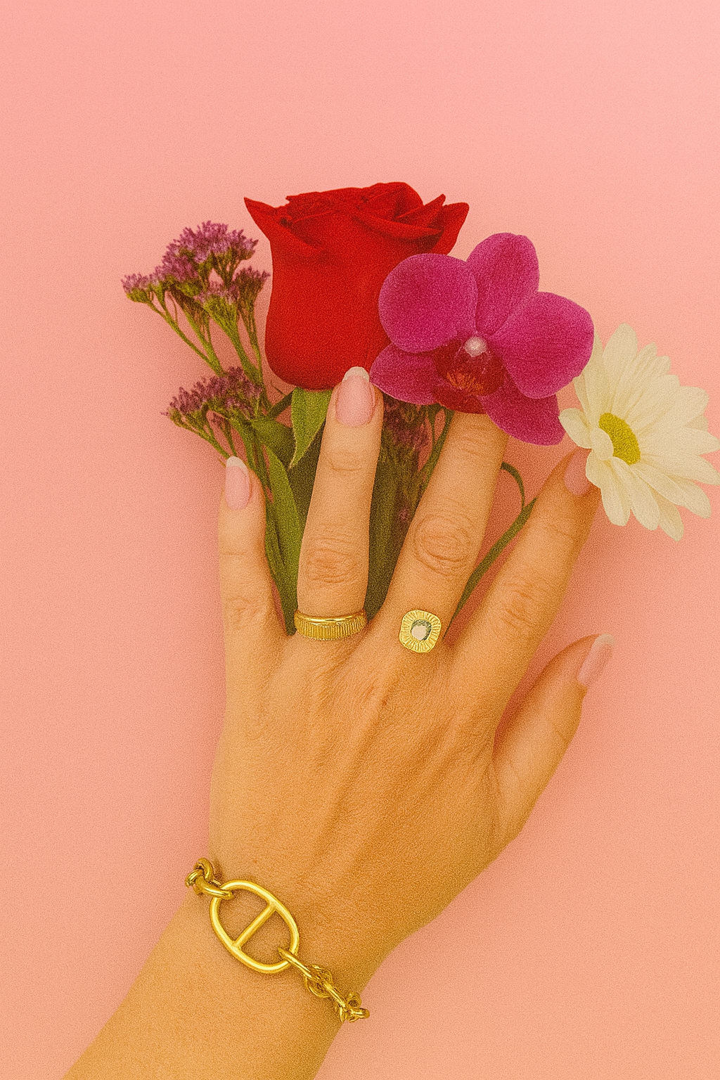 Bracelet maillon doré