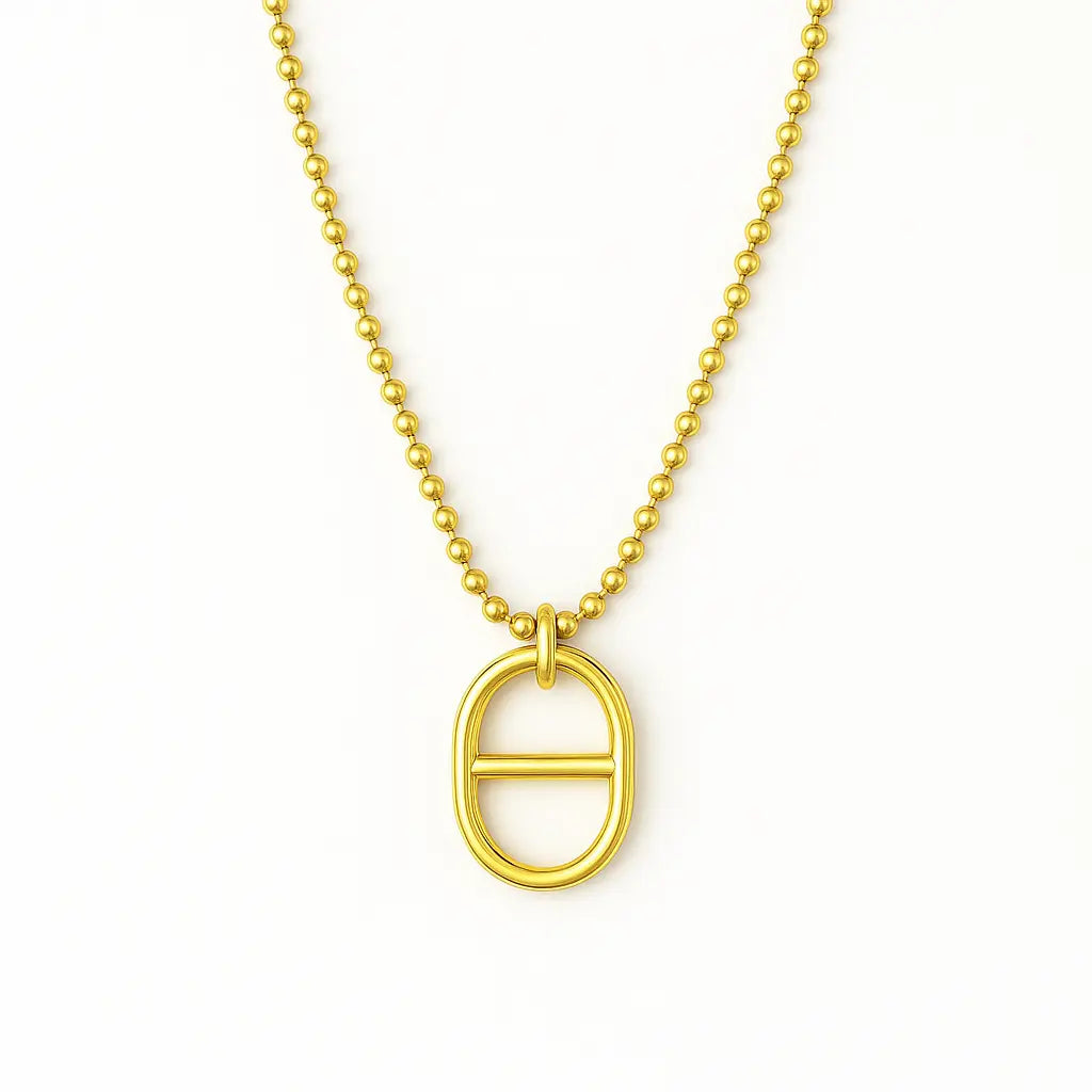 Collier maille fine avec pendentif Chéri Chérie