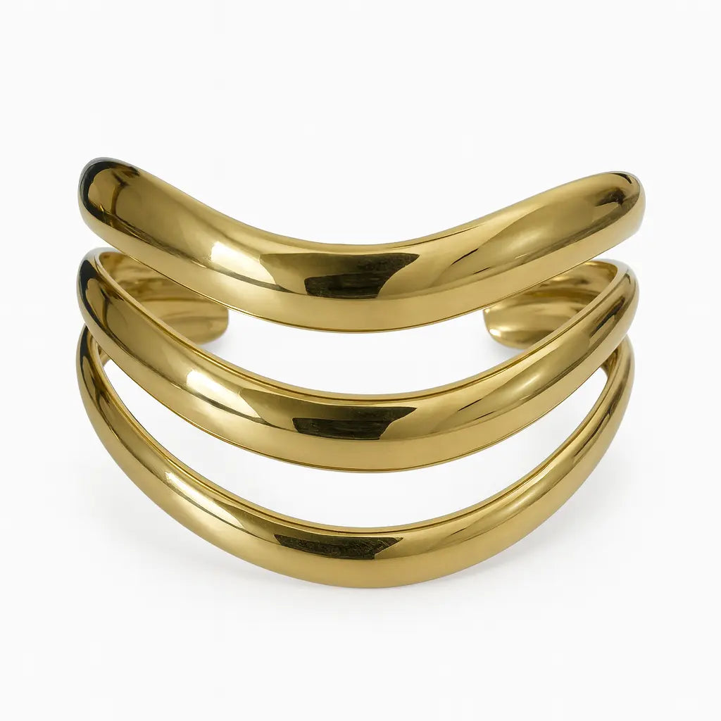 Bracelet jonc 3 rangs Ma boutique