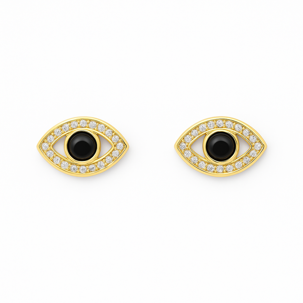 Boucles d’oreilles oeil