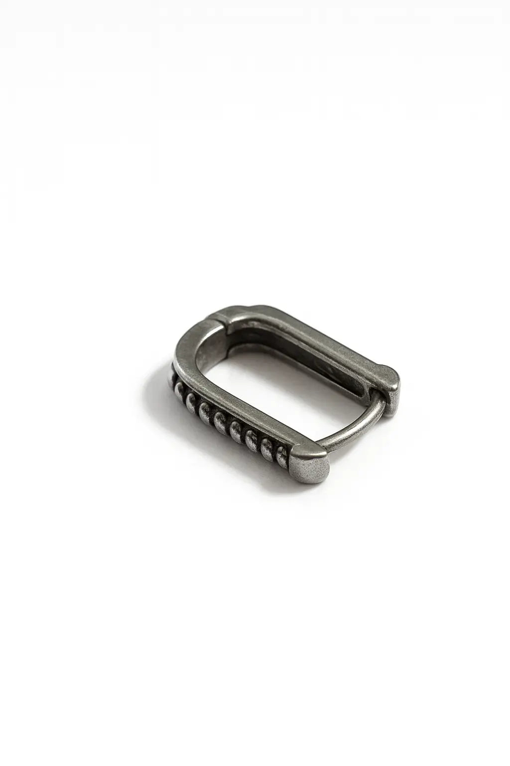 Boucle d'oreille homme Cléo acier inoxydable 316L argenté - Chéri Chérie