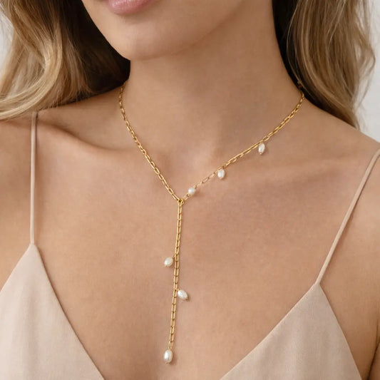 CollierSophie- Y avec Perles Eau Douce Chéri Chérie