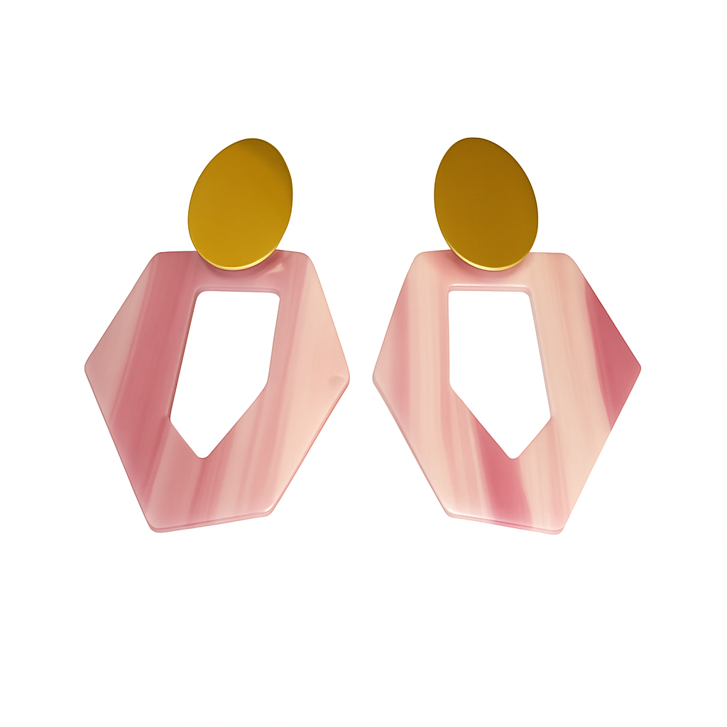 Boucles d’oreilles résine