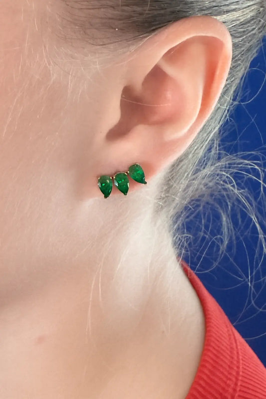 Boucles d’oreilles pierres Chéri Chérie