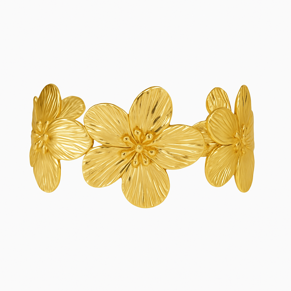 Jonc fleurs Chéri Chérie