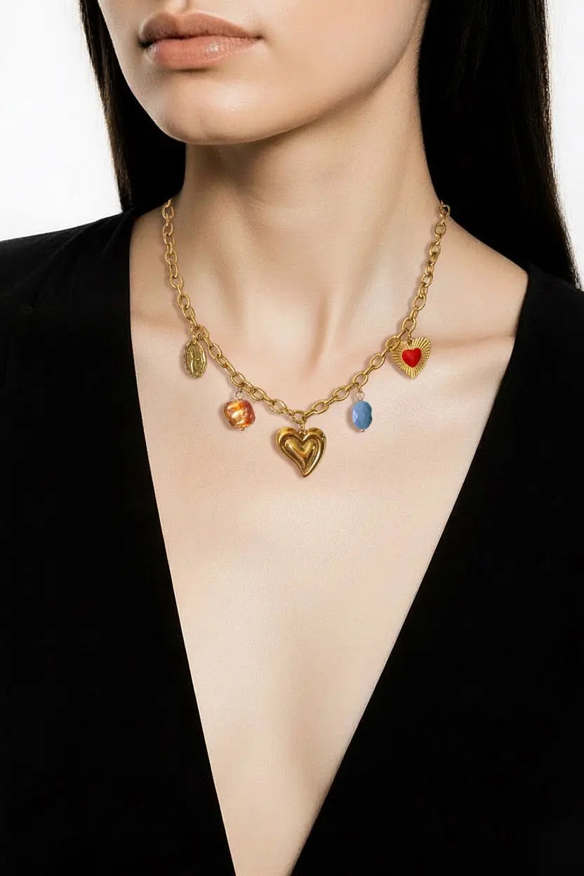Collier breloques Liliane Chéri Chérie