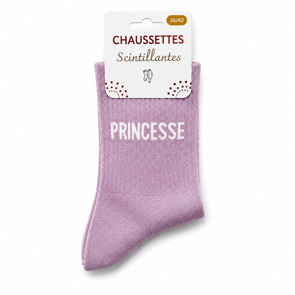Chaussettes Scintillantes — Princesse Chéri Chérie