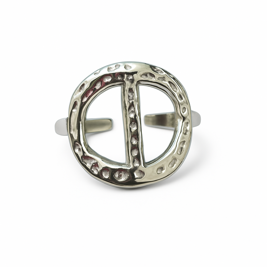 Bague Cercle Martelé