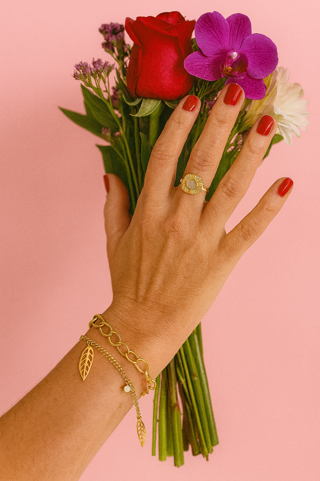 Bracelet double avec breloques