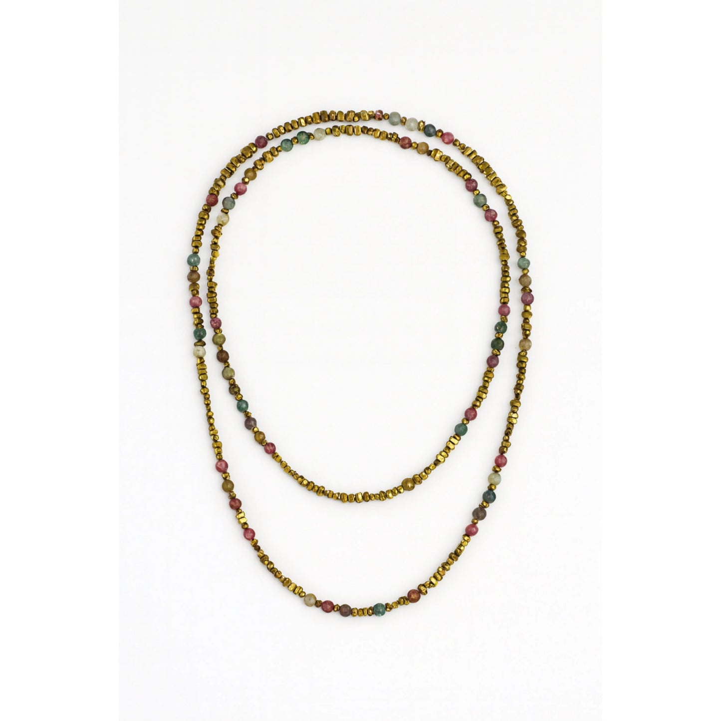 Collier sautoir pierres naturelles Chéri Chérie