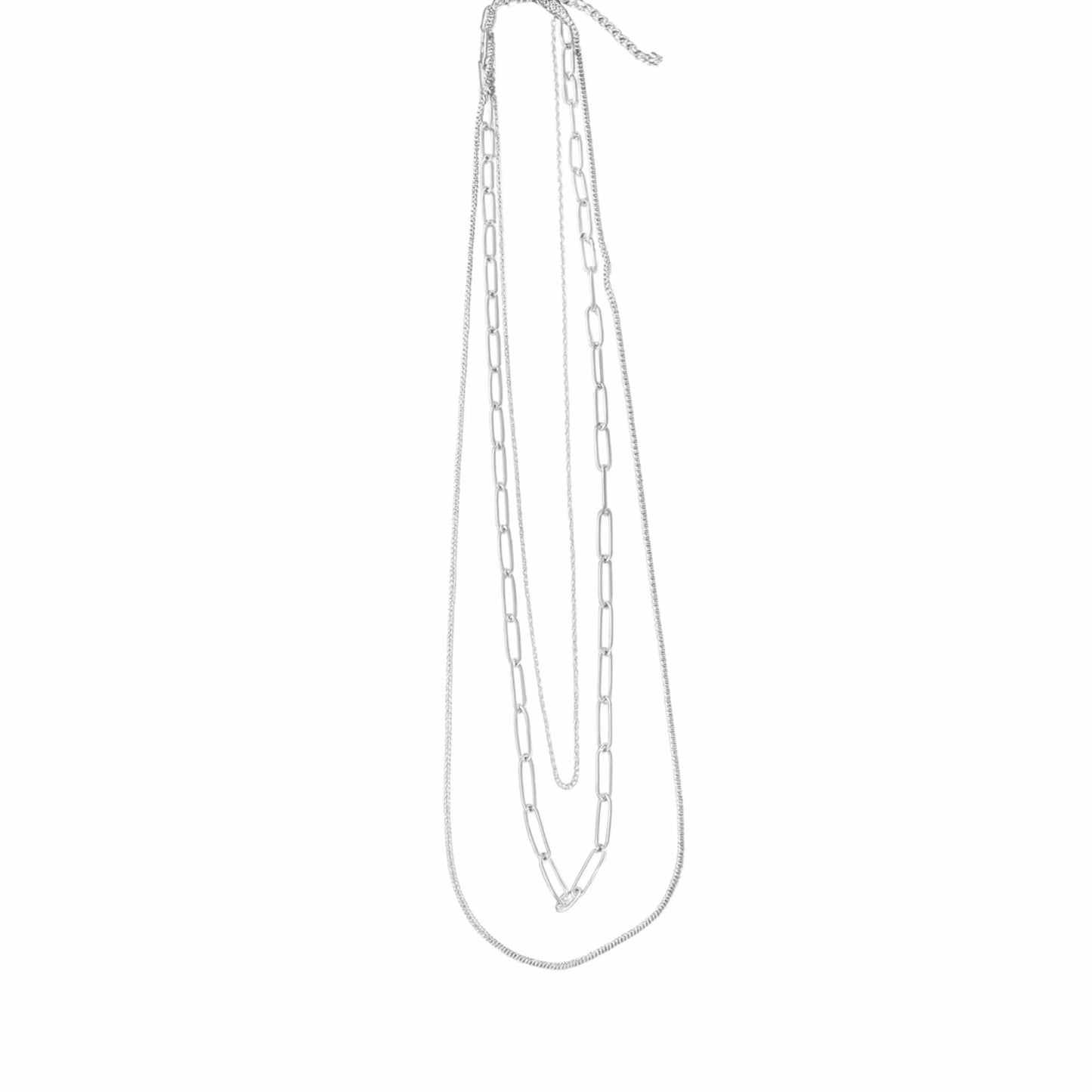 Collier triple rang argenté Chéri Chérie