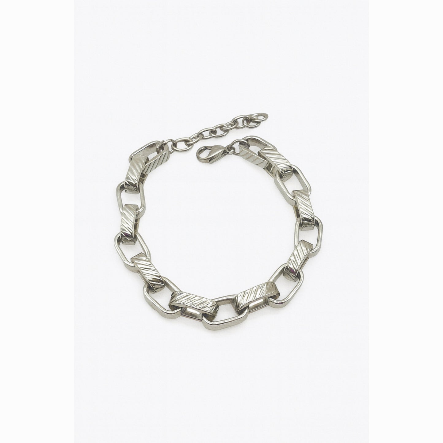 Bracelet grosses mailles avec strilles Chéri Chérie