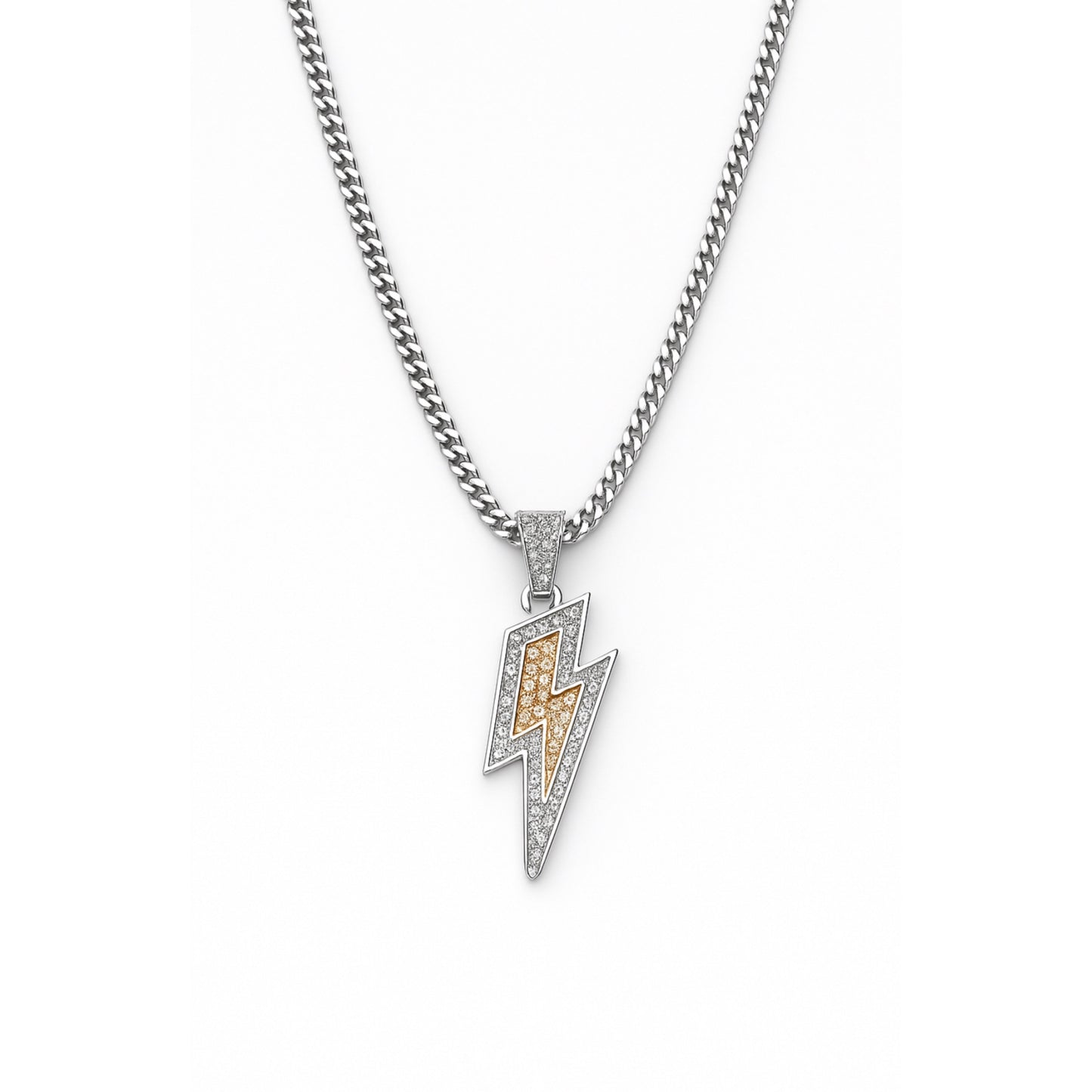Collier avec pendentif double faces Chéri Chérie