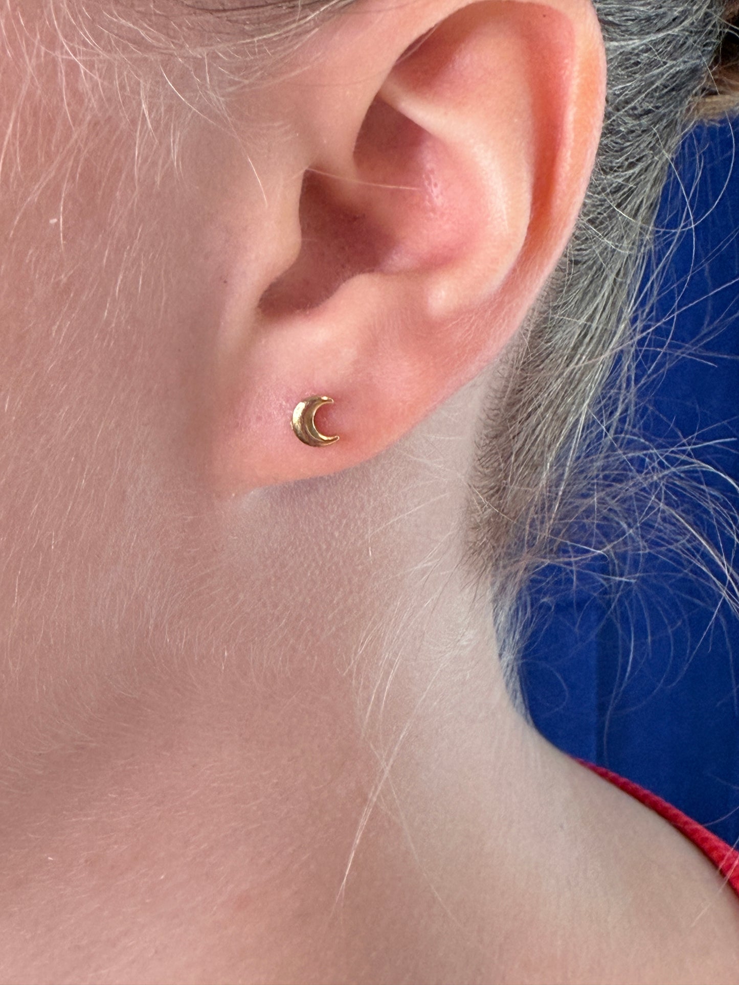 Boucles d’oreilles-Puce lune