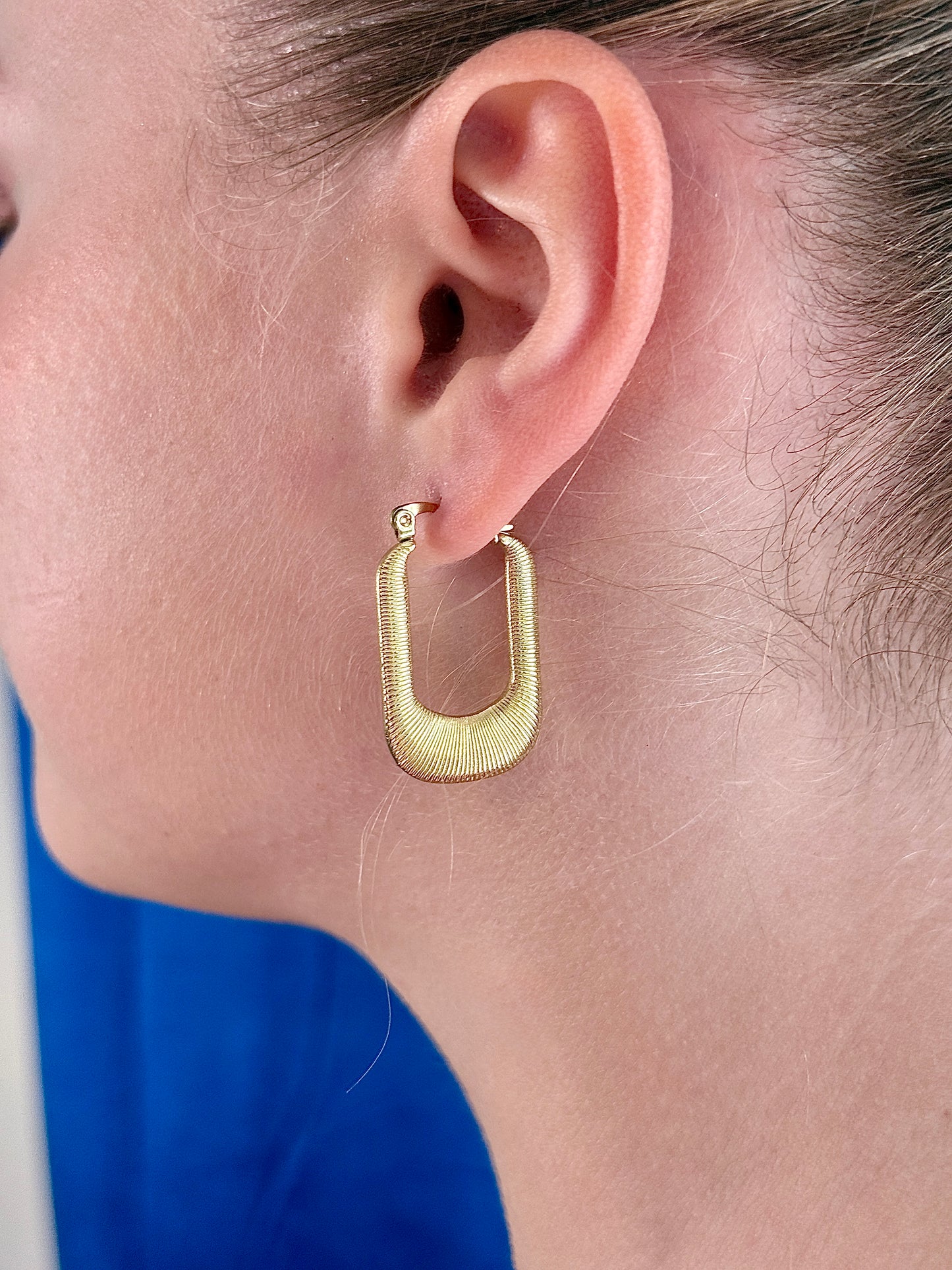 Boucles d’oreilles striées