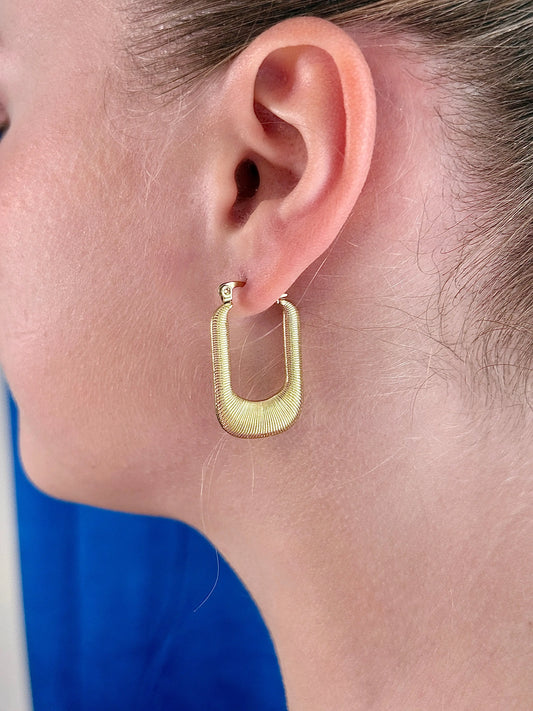Boucles d’oreilles striées Chéri Chérie