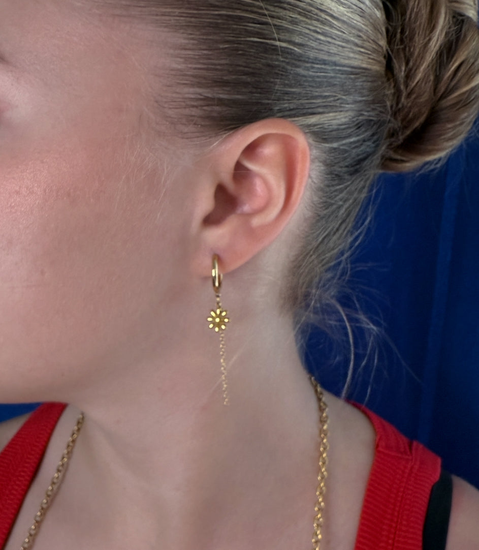 Boucles d’oreilles fleurs