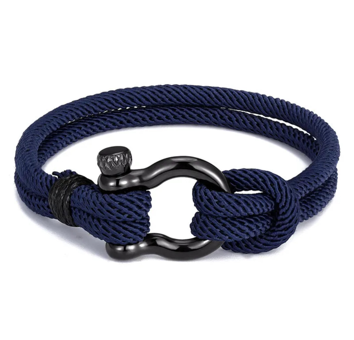 Bracelet corde bleu