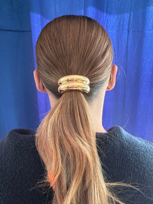 Élastique cheveux Or Double Anneau Chéri Chérie