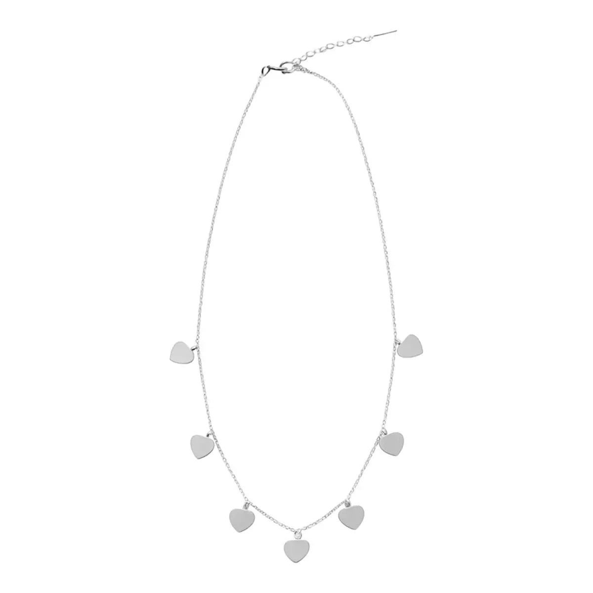 Collier mailles serpent avec petites fleurs Chéri Chérie