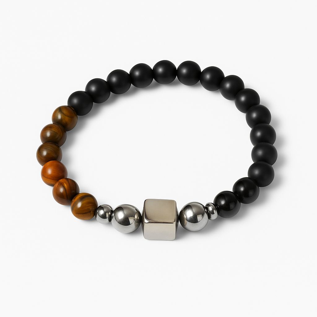 Bracelet élastique, pierres naturelles