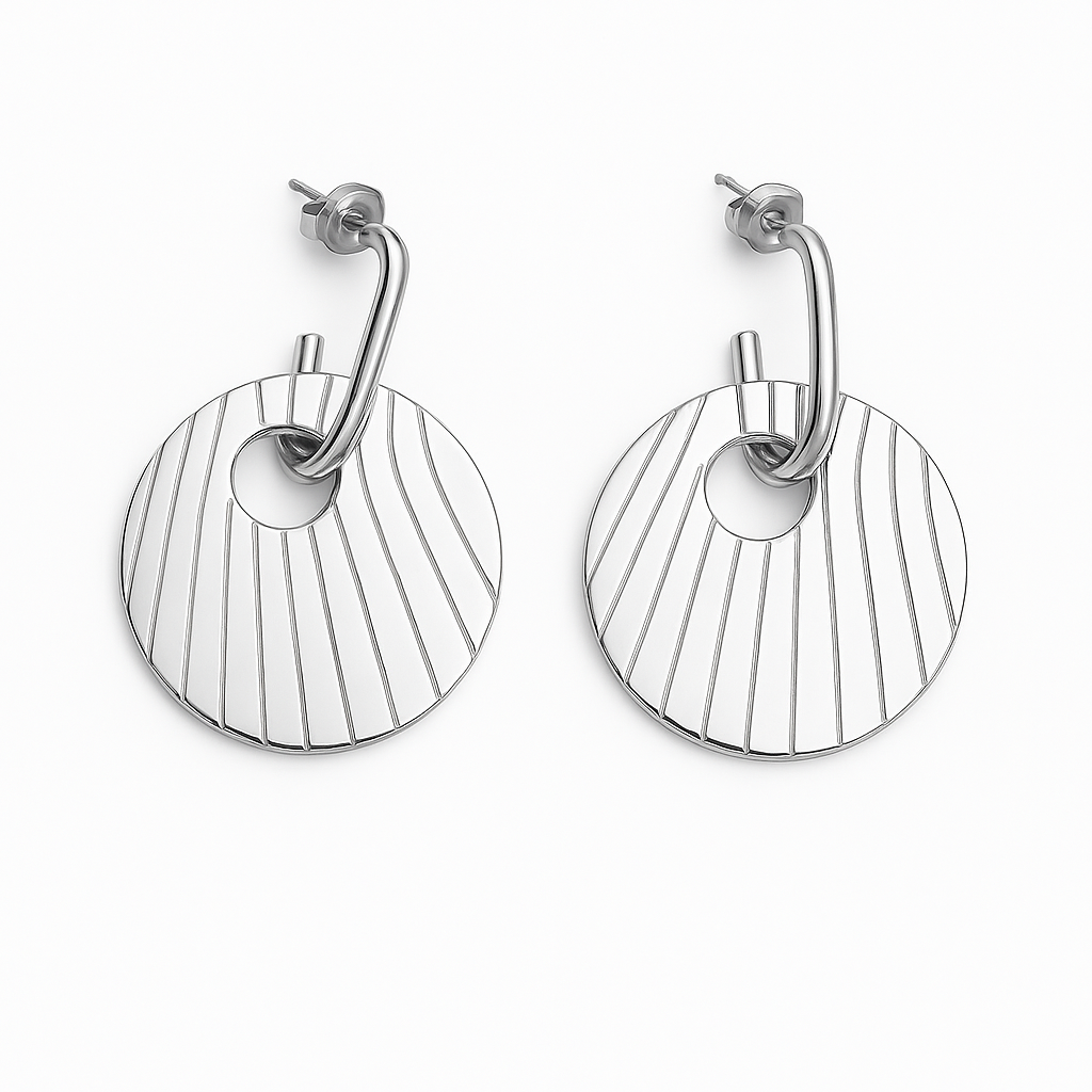 Boucles d'oreilles disques Chéri Chérie