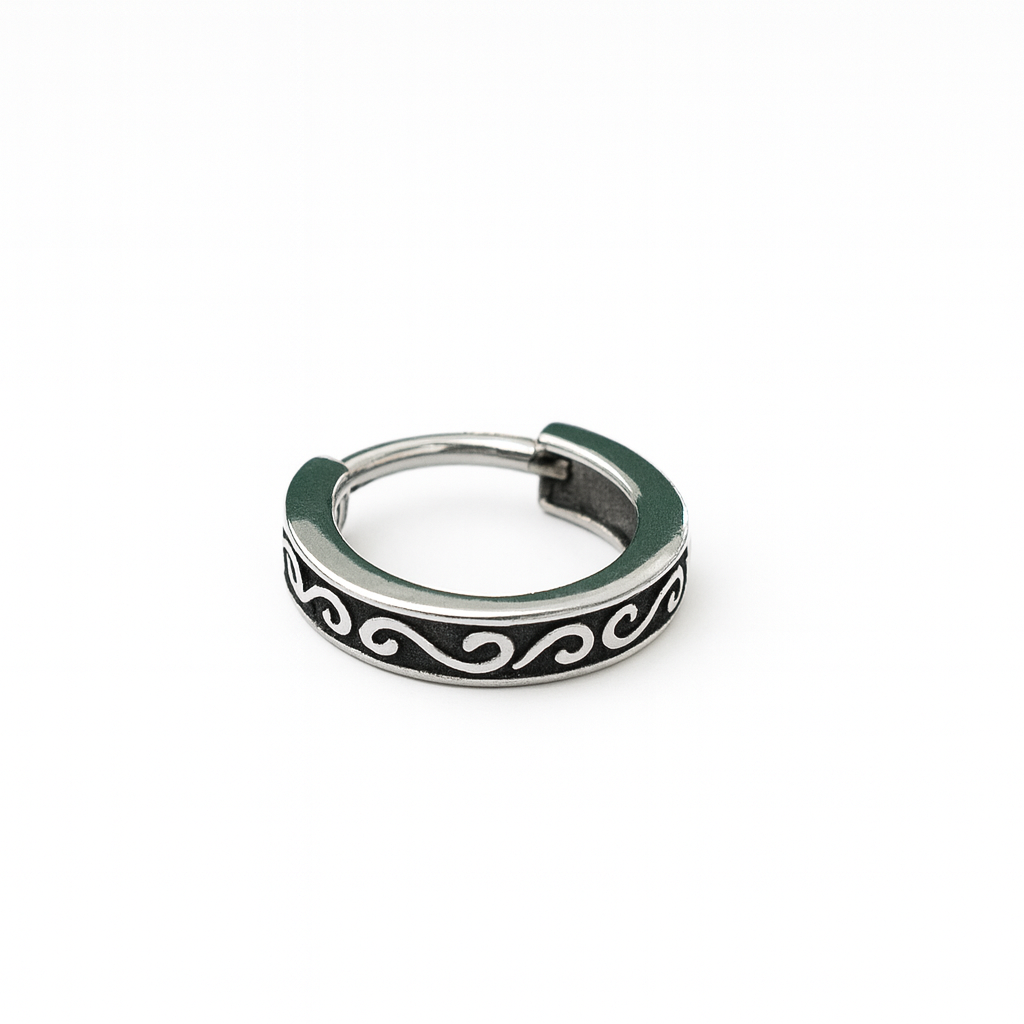 Boucle d'oreille arabesque