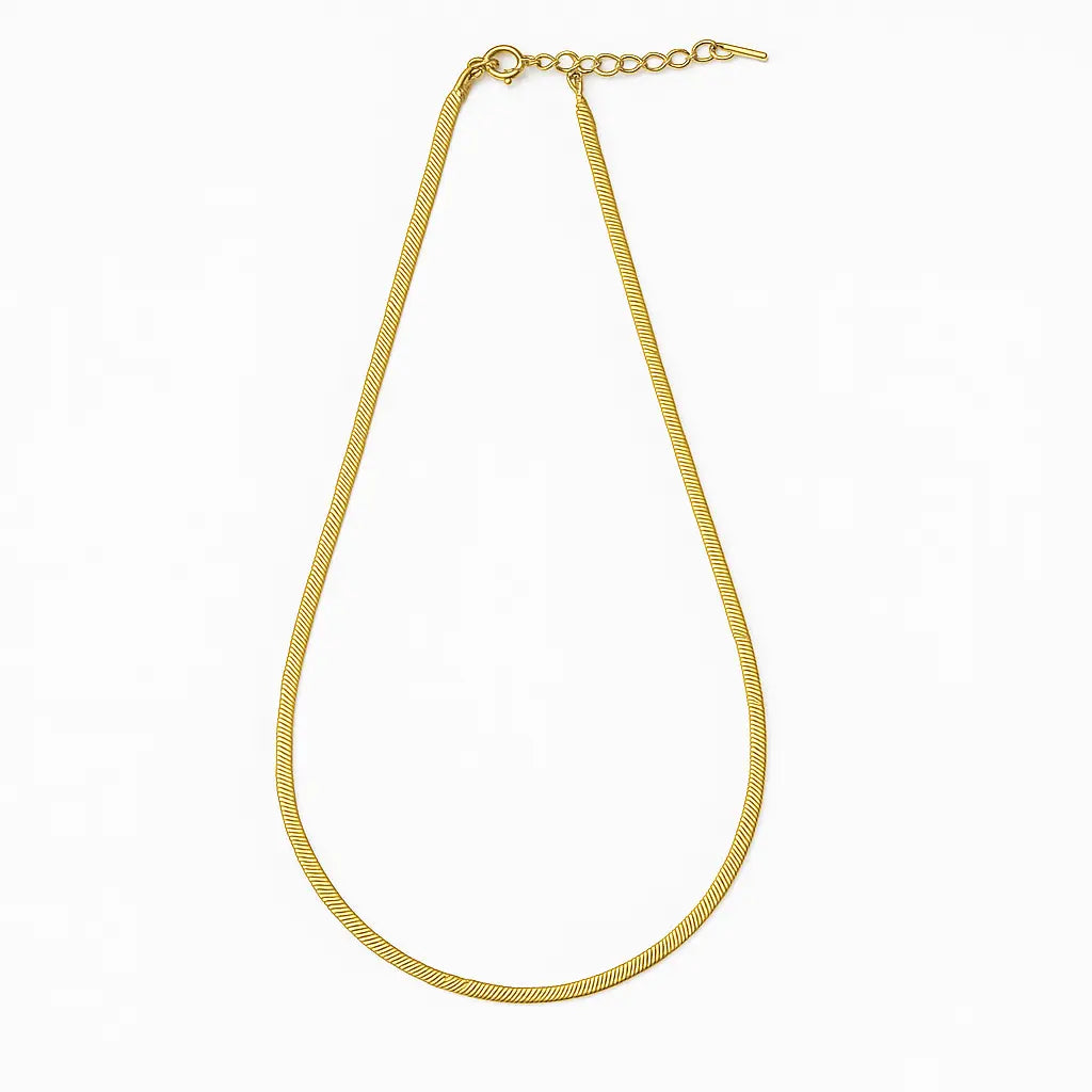 Collier maille serpent or S Chéri Chérie
