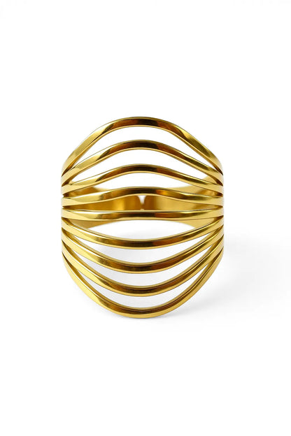 Bague Cage ondulée Chéri Chérie