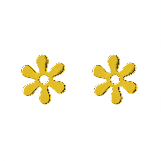 Boucles d’oreilles, puce fleurs