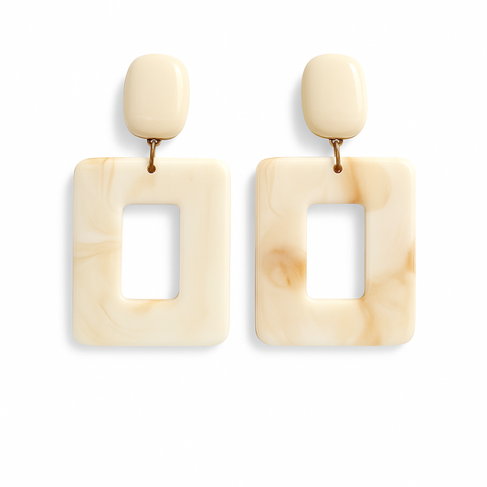 Boucles d’oreilles résine