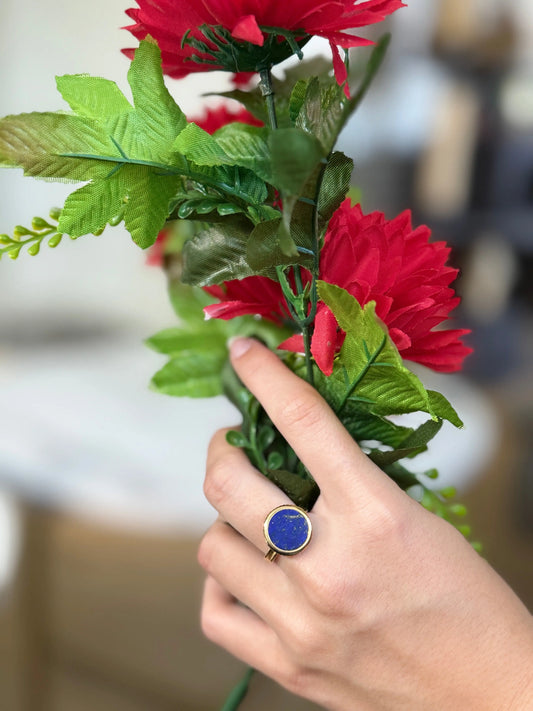Bague Lapis rond Chéri Chérie