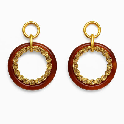 Boucles d’oreilles résine Chéri Chérie