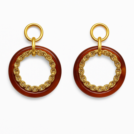 Boucles d’oreilles résine
