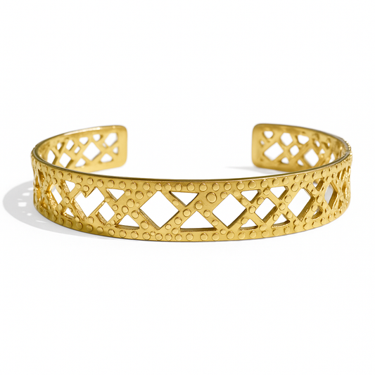 Bracelet jonc ajouré