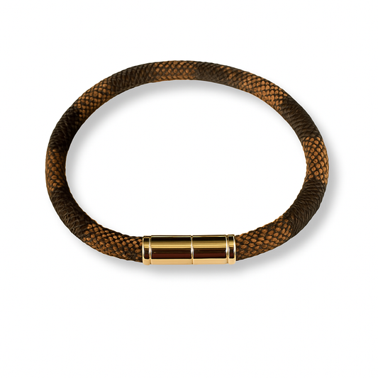 Bracelet cuir aimanté