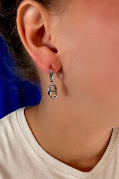 Boucles d’oreilles,créoles argent Chéri Chérie