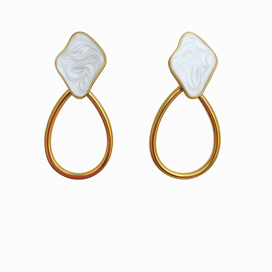 Boucles d’oreilles nacre