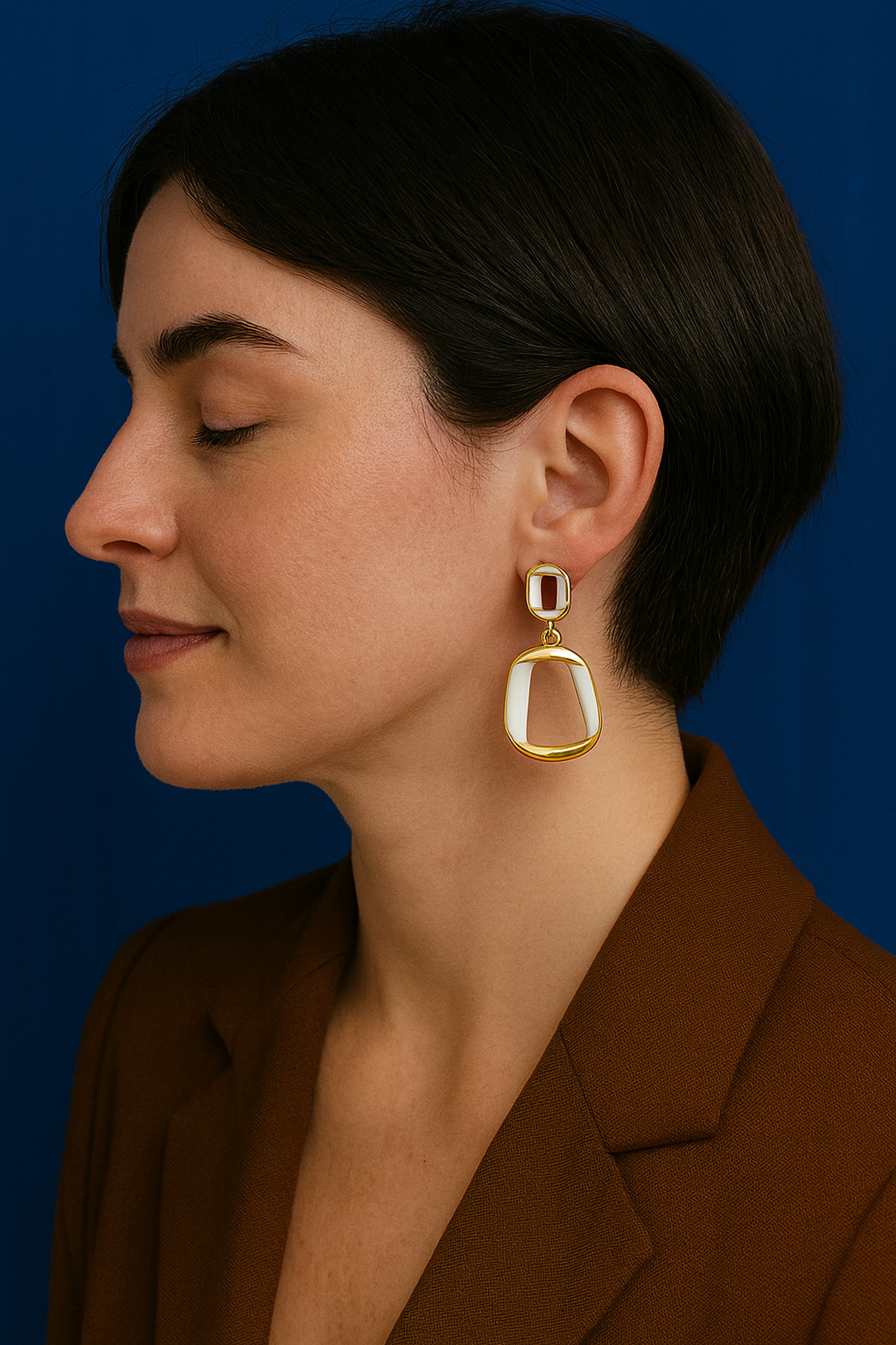 Boucles d’oreilles nacre