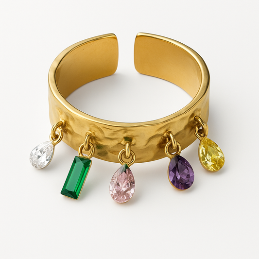 Bague Charms multicolores