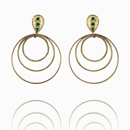 Boucles d’oreilles triples Chéri Chérie