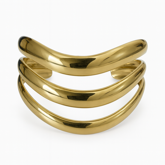 Bracelet jonc 3 rangs Ma boutique