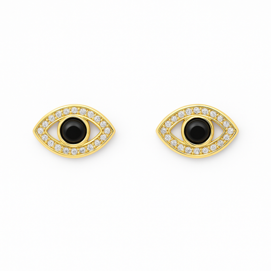 Boucles d’oreilles oeil